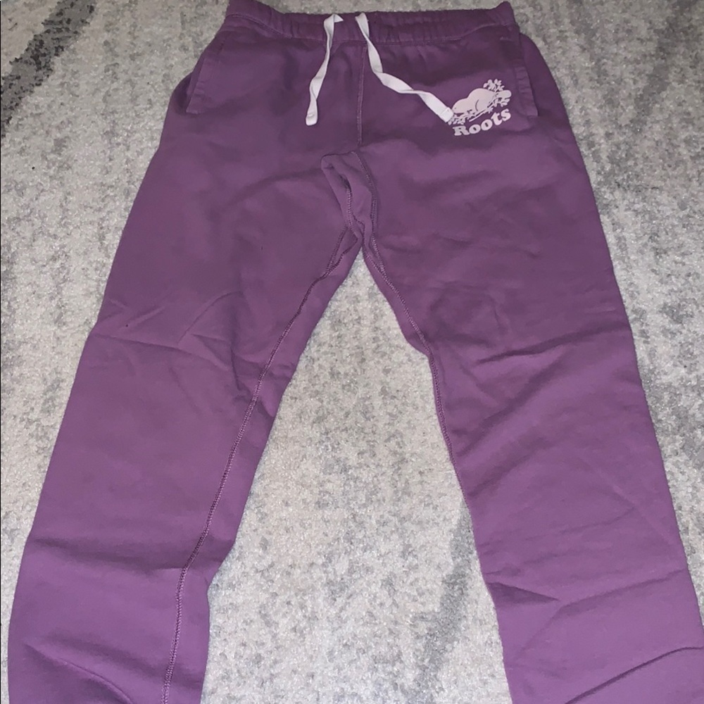 Roots women’s Purple Sweatpants
